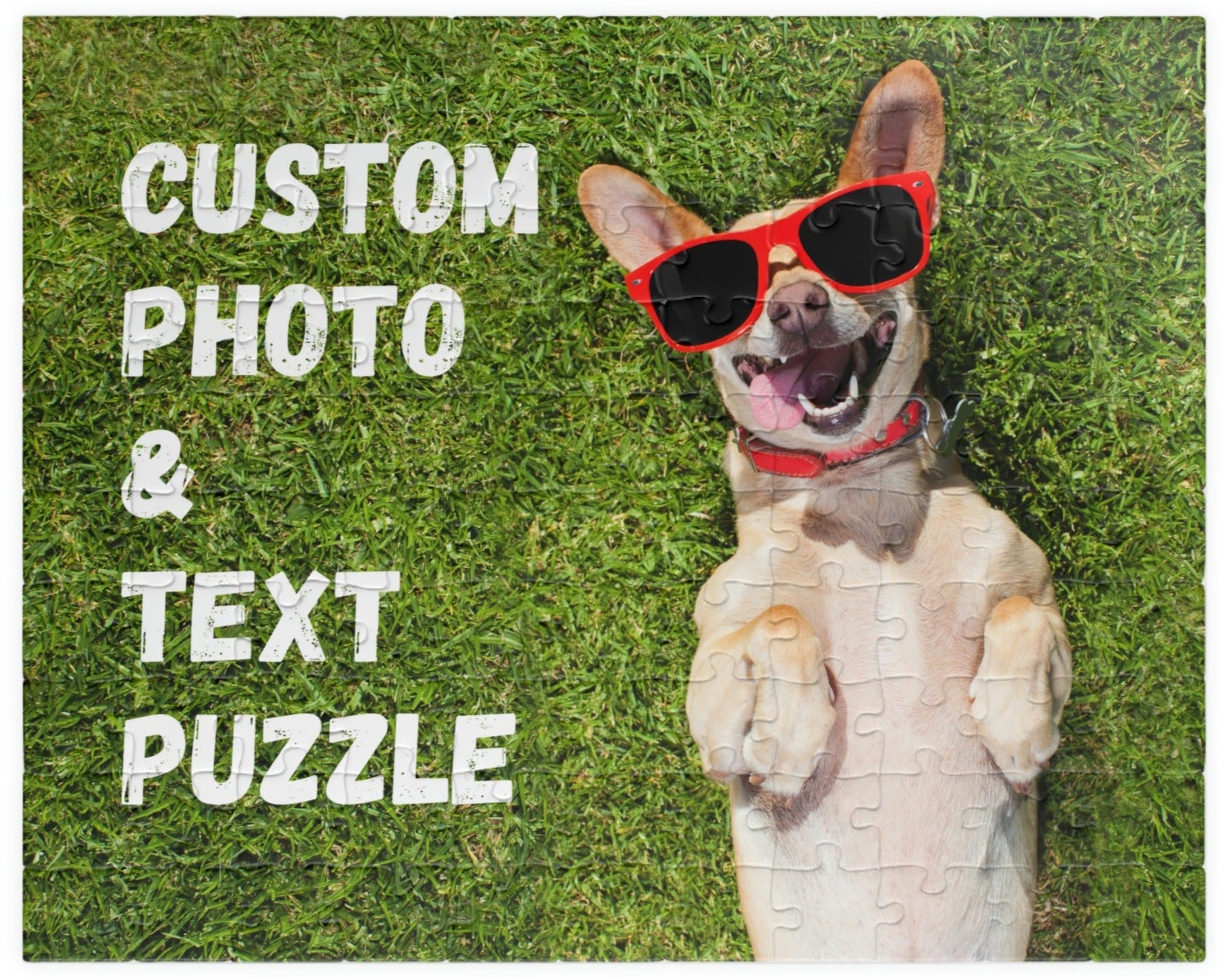 Custom Puzzle For Pet Owners (Dog, Cat, any pet, or any photo!) (110 piece)