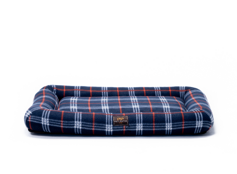 Washable Orthopedic Dog Bed Pad Crate Mat - Plaid