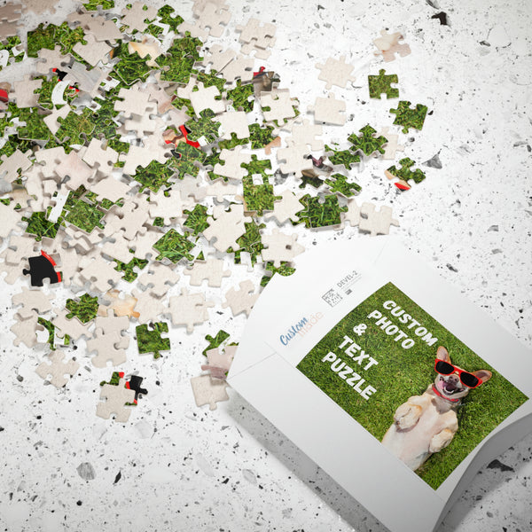 Custom Puzzle For Pet Owners (Dog, Cat, any pet, or any photo!) (110 piece)